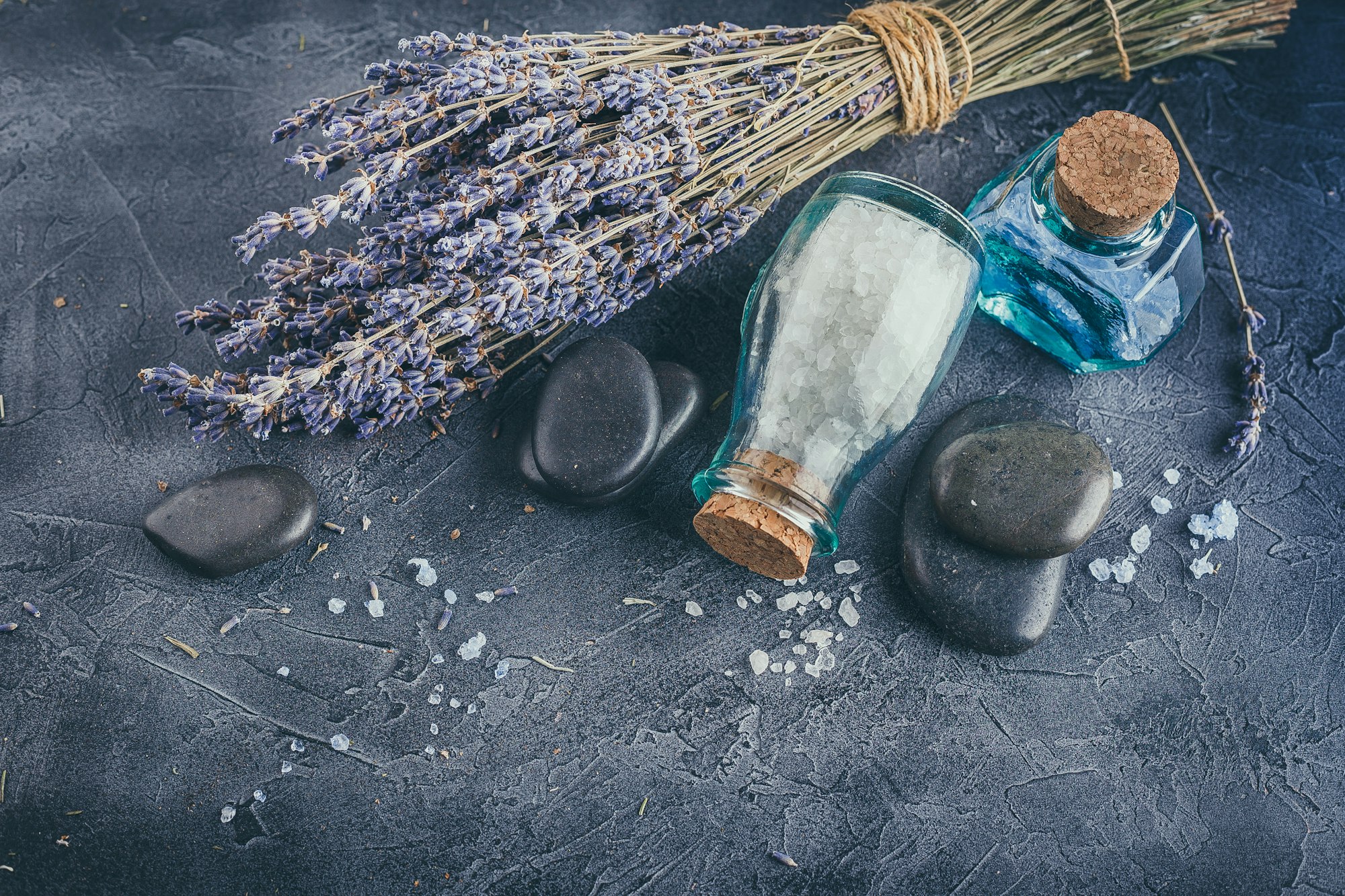 Spa treatment - body care. Lavender aromatherapy
